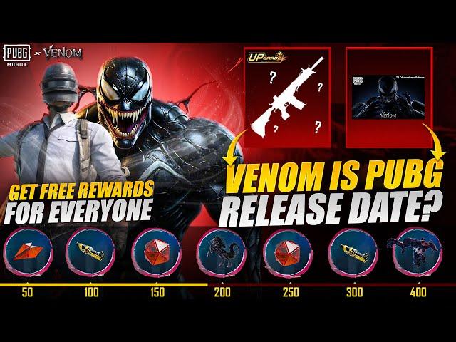 Get Free Materials & Mythic Forge Emblem | PUBGM x VENOM | Amazing Rebate