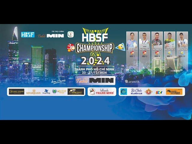 [TV] Trần Quyết Chiến VS Trần Thanh Lực |Billiards HBSF Championship Min Table 2024