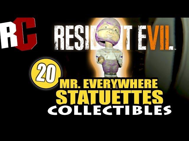 Resident Evil 7 - All 20 Mr. Everywhere Statue Locations (Mr. Nowhere Achievement / Trophy)