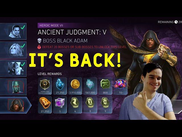 Ancient Judgement Solo Raid Is Back! Injustice 2 Mobile