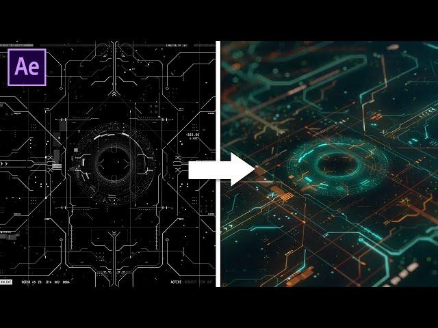 FUI Tech Animation - After Effects Tutorial