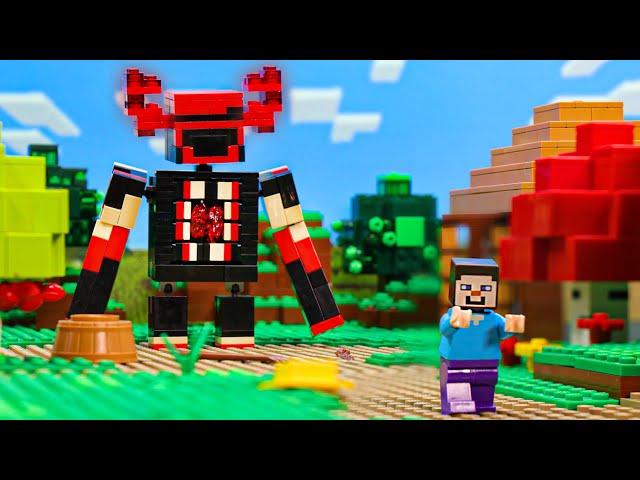 The Dark Story of BLOOD WARDEN in Minecraft - LEGO Minecraft Animation