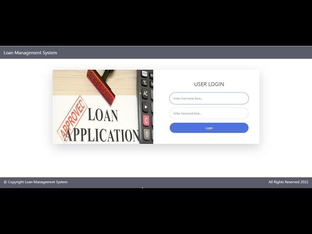 Loan Management System OOP in PHP with MySQLi/jQuery