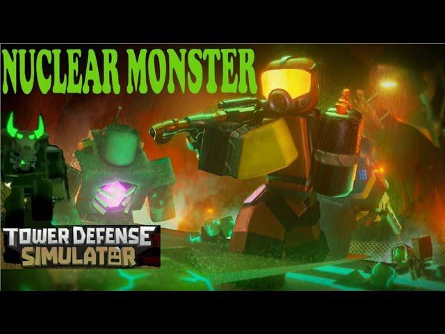 ПРОХОЖДЕНИЕ С ПЕРВОГО РАЗА ТАКТИКА ПРОТИВ NUCLEAR MONSTER ️Tower Defense Simulator️!