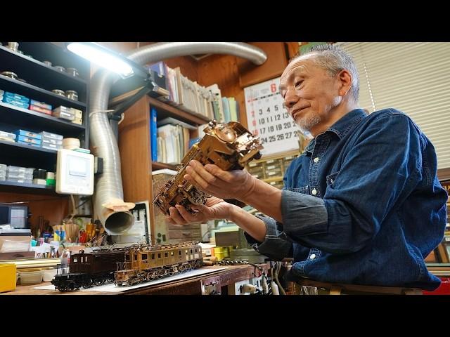 Model Train Making Process. A 73-year-old Japanese artisan crafting model trains for decades.