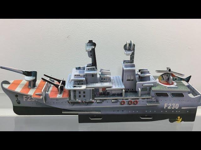 DIY 3D Puzzle HMS Norfolk F230 ~ 3D Super Puzzle