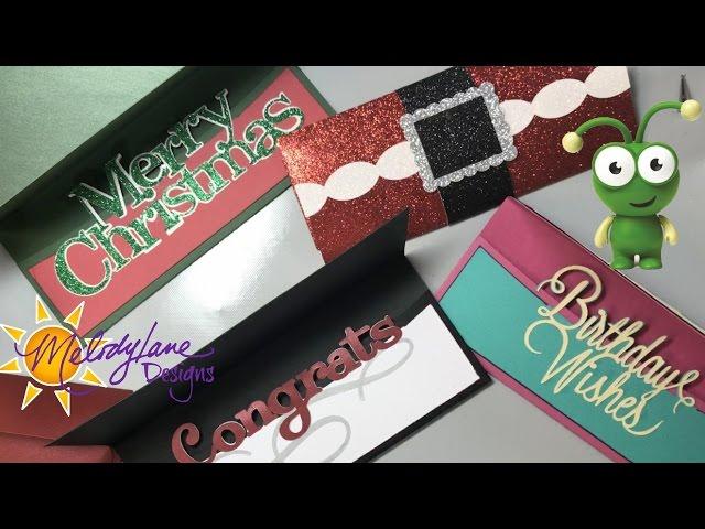 Money Holding Cards Made with Cricut Explore Air