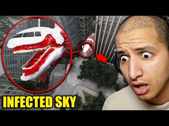 Drone Catches INFECTED SKY in a CITY...