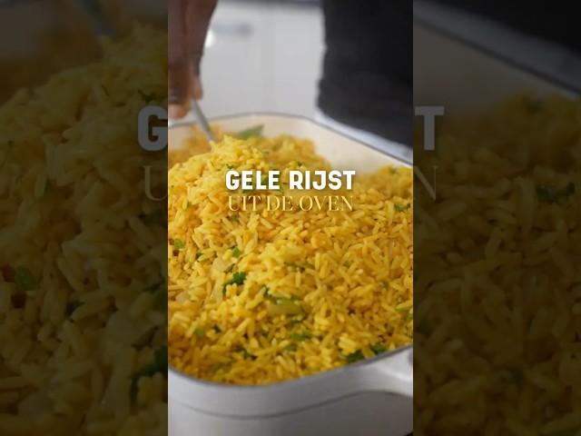 gele rijst uit de oven, let's go!  #superdushichef #food #recept #rice #recipe