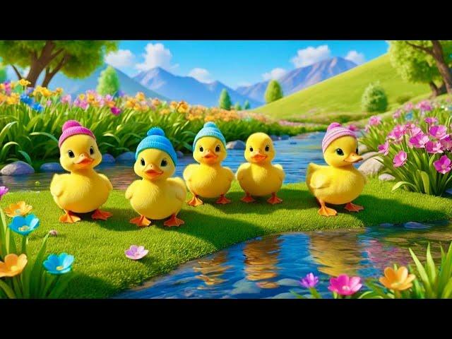 Five Little Ducks | Fun Counting Song for Kids | Nursery Rhymes & Kids Songs