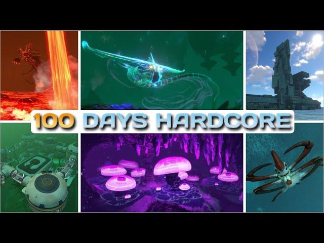 I Played HARDCORE Subnautica for 100 days And This Is What Happened...