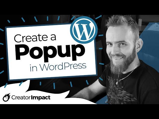 Create a POPUP with Popup Maker WordPress Plugin (FREE)