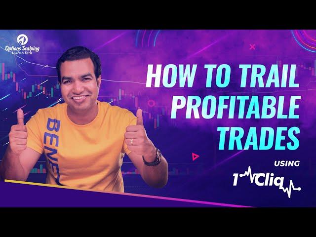 Trail Fastly in just 1 Click |  Live Bank Nifty Option Scalping | Oi Pulse #1cliq