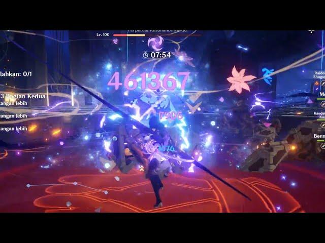 C0 Raiden Shogun Hyper Carry - Spiral Abyss 2.7 Floor 12 Full Run - Genshin Impact Indonesia