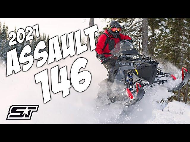 2021 Polaris 850 Switchback Assault 146 Snowmobile Review