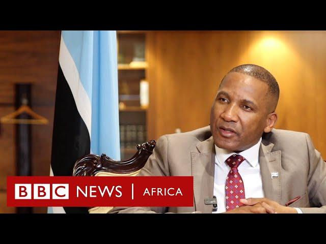 Botswana's Duma Boko on Trump, diamonds and unemployment - BBC Africa