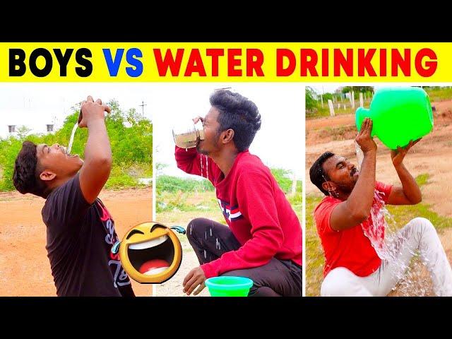 Types Of Boys Vs Drinking Water  #shorts #comedy | Mad Brothers