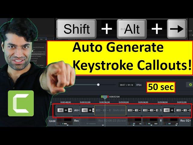 How to Show Keystrokes in Camtasia