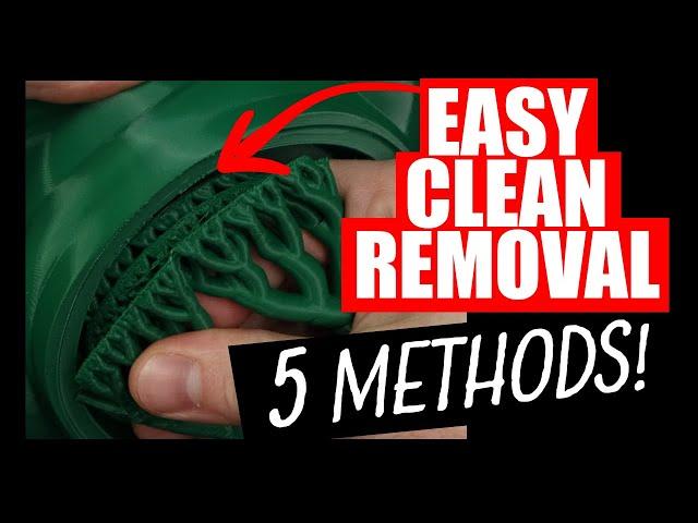 Easily Remove 3D Printed Supports | 5 Methods for Clean Results