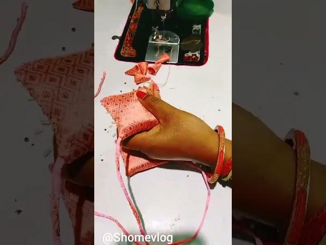 Easy latkan making tutorial | How to make fabric flower latkan | S Home Vlog | Short