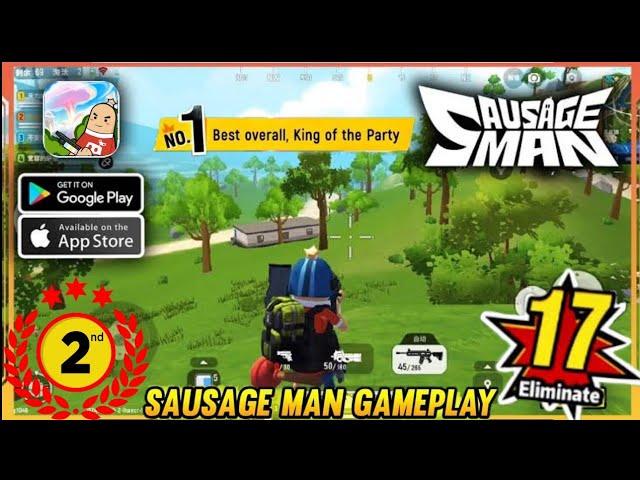 SECOND TIME SAUSAGE MAN GAMEPLAY (ANDROID, IOS) PART 2 | WORLDS FUNNY BATTLE ROYALE GAME SAUSAGE MAN