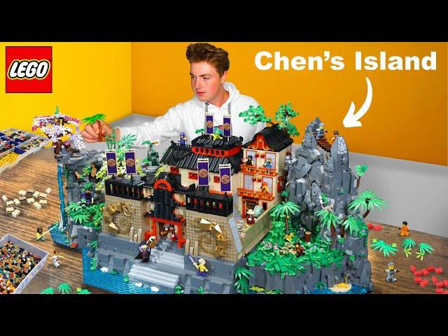 HUGE LEGO Ninjago Chen's Island MOC