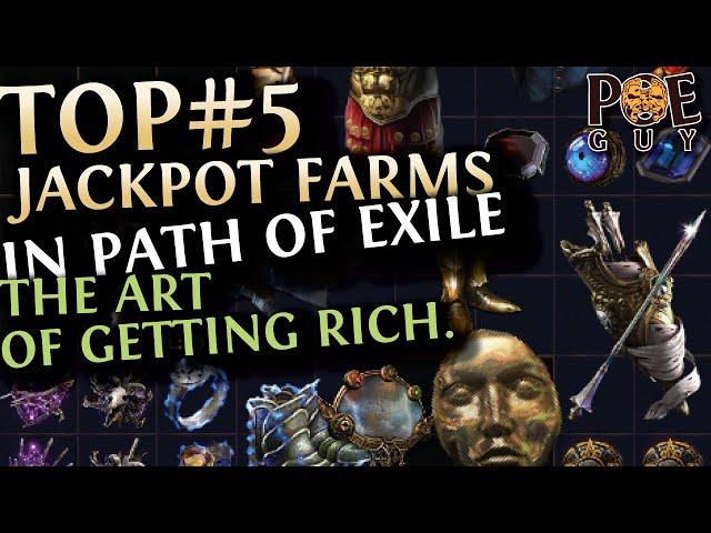 POE 3.25 - TOP#5 JACKPOT FARMS IN PATH OF EXILE // Farming strategies that can make you crazy rich