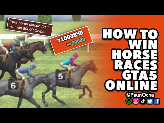 How To Horse Race In GTA5 (1,000,000 Chips)