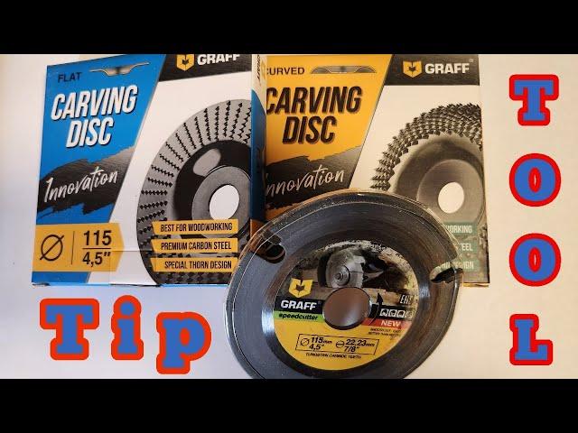 Quick Tool Tip: Graff Carving Blades for your Angle Grinder