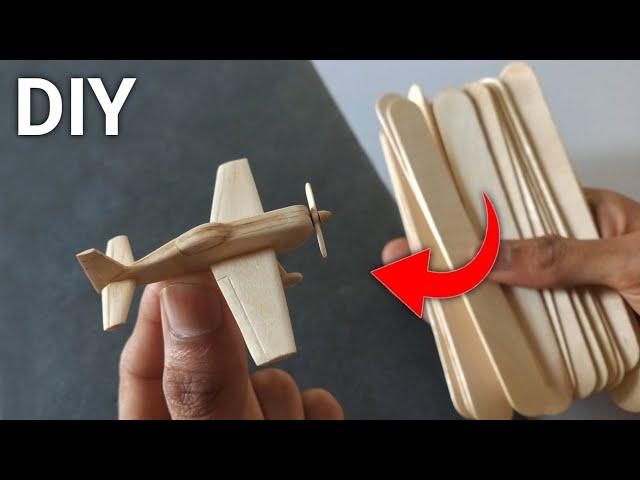 How to Make  Airplane Out of Icecream Sticks |extra 300 plane| #aeroplane #howto