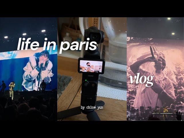 paris vlog | back to vlogging w dji osmo pocket 3, keshi & kygo concert, journaling again (eng subs)