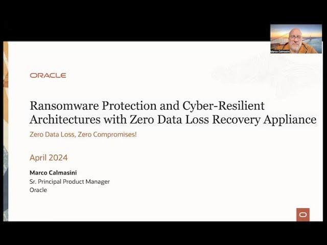 Ransomware Protection and Cyber-Resilient Architectures with Zero Data Loss Recovery Appliance