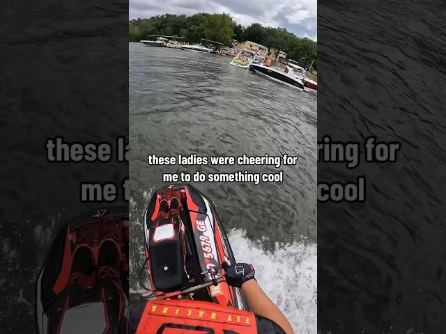 Peer pressure into jetski backflip #jetski #flip #backflip #sendit #fullsend #fails #fail #epicfail