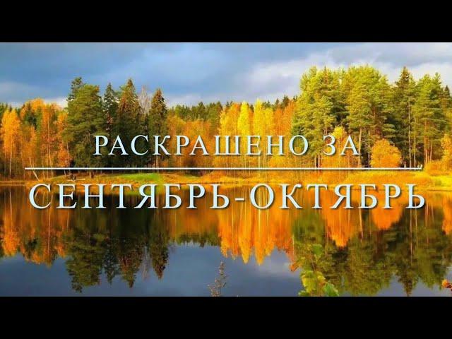 Раскрашено за сентябрь - октябрь 2024 г. Раскраски-антистресс.