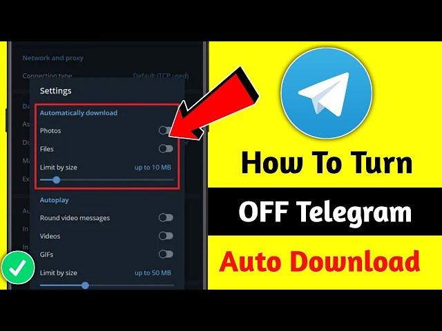 how to stop telegram auto download problem 2024 || telegram auto download off kaise kare