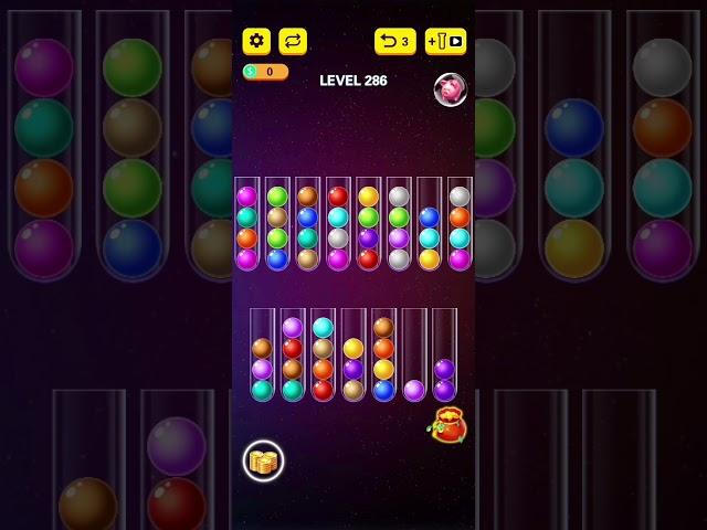 Ball Sort Puzzle 2021 Level 286 Walkthrough Solution iOS/Android