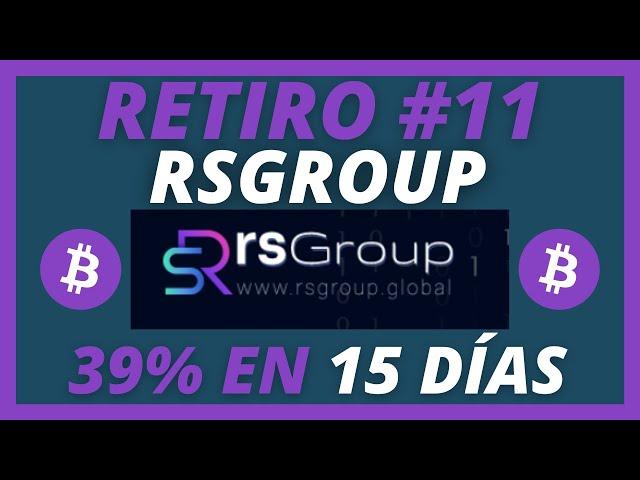 RSGROUP | HACIENDO EL RETIRO #11 | SIGUE PAGANDO | INGRESOS PASIVOS | GANA 2.6% DIARIO POR 15 DÍAS