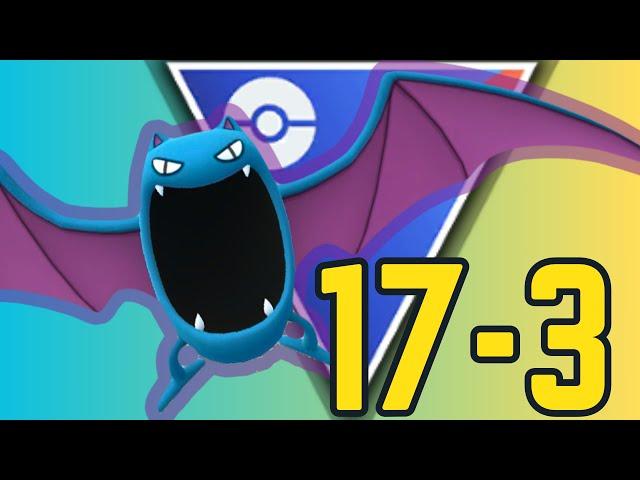 I GAINED 200+ ELO PAST LEGEND RANK USING SHADOW GOLBAT! INSANE *17-3* OPEN GREAT LEAGUE RUN!