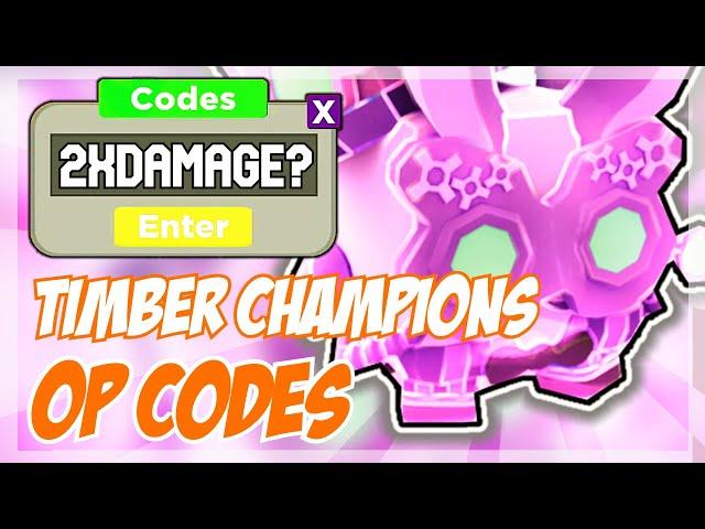 *NEW* Roblox Timber Champions Codes (2022)