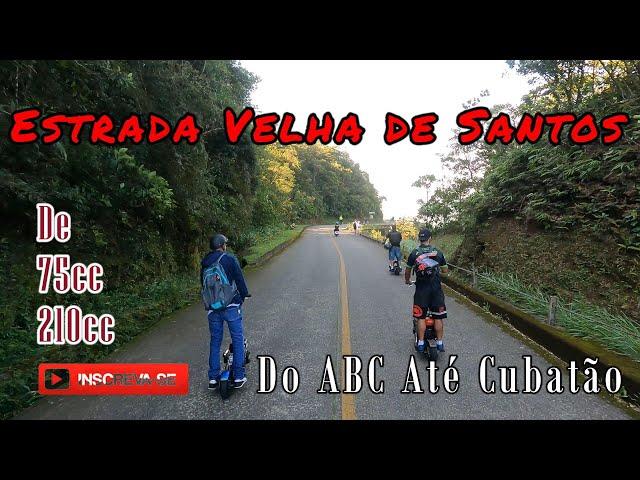 Rolê de Patinete Motorizado 210ccc e 75cc até a estrada velha de Santos, Cubatão