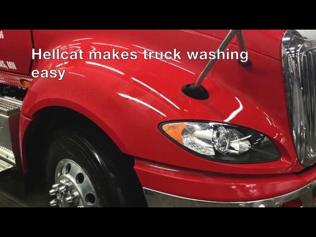 HEL100 Hellcat high pH and high performance for fast, easy truckwashing | FEB 2017