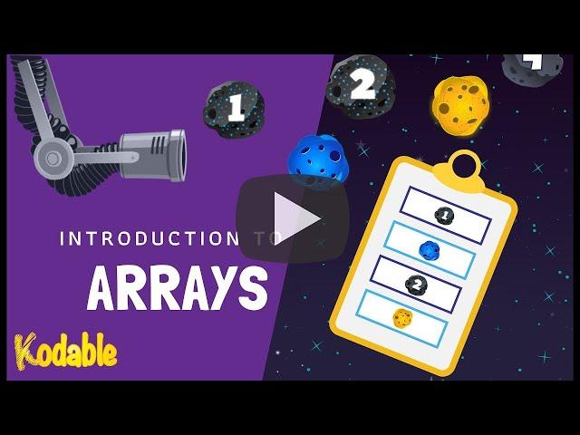 What are Arrays? Coding for kids | Kodable