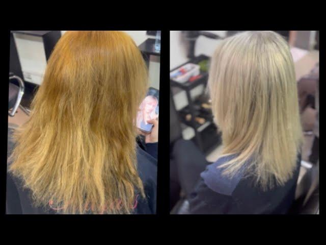 Lightest blonde hair color