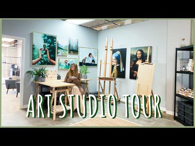 Tidy Art Studio Tour - Welcome to my Studio