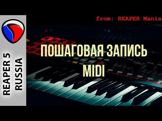 Пошаговая запись MIDI - MIDI и виртуальные инструменты