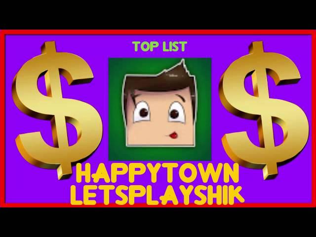 How much HAPPYTOWN LETSPLAYSHIK made money on YouTube { In March 2016 }