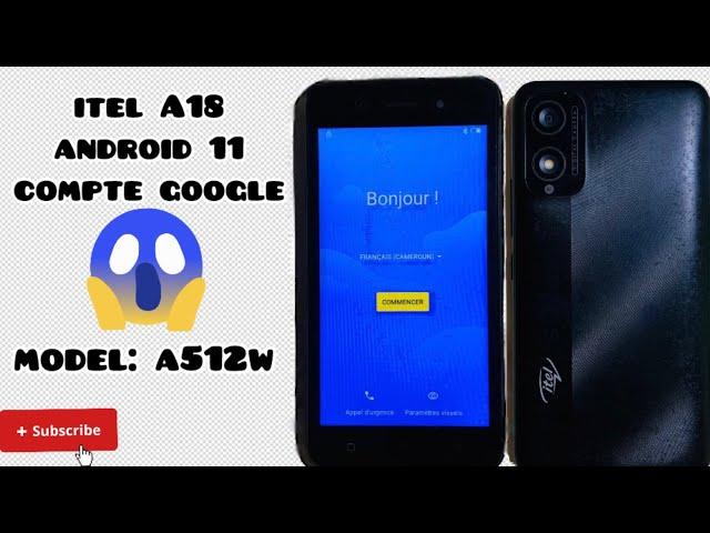 iTEL A18 compte google Android 11 (new method)