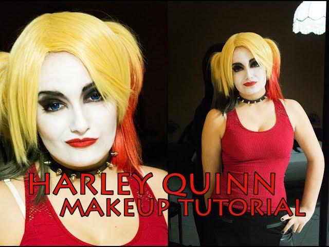 HARLEY QUINN halloween makeup tutorial cosplay by misch.axel