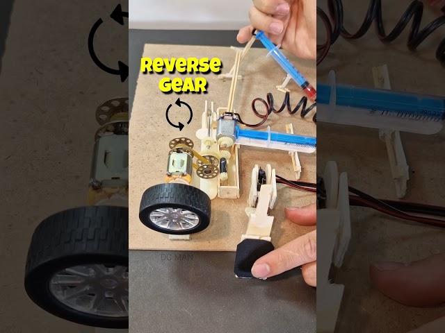 Reverse gear mechanism| #dcgearmotor #dcmotor #tech #diy #youtubeshorts