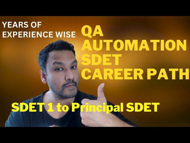 QA Automation/SDET Career Path (Years of Experience Wise) || Naveen AutomationLabs